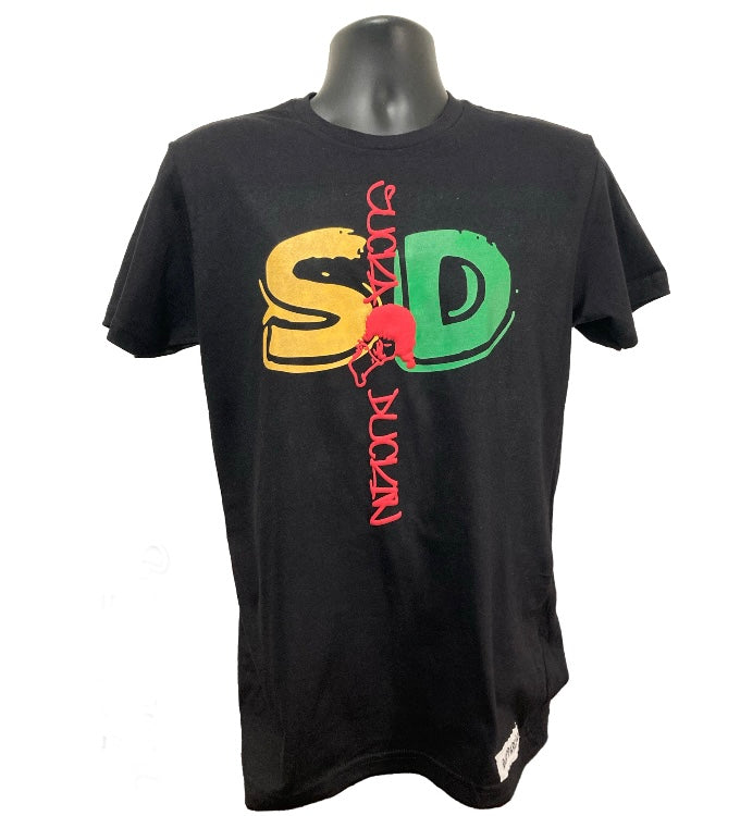 Black Juneteenth Puff Print SD Sucka Duckin T-Shirt